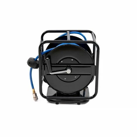 Varan Motors - Var-AHR-01 Dévidoir - Enrouleur De Tuyau Pneumatique Portable En Acier 30m 12bar Rotation à 360° - Bleu 4 Varan Motors - Var-AHR-01 Dévidoir - Enrouleur De Tuyau Pneumatique Portable En Acier 30m 12bar Rotation à 360° - Bleu – Image 2