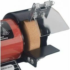 Varan Motors - NEMBG-01 Mini Meuleuse Polisseuse D'établi 150W + Flexible Pour Outils Multifonctions - Rouge -VARAN MOTORS Soldes Magasin 13390603 3