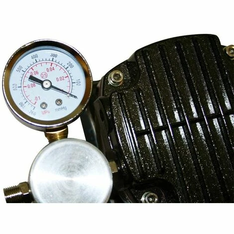 Varan Motors - TC-99 Pompe à Vide / Pompe à Aspiration Bi-cylindre 1/3HP Avec Manomètre - Noir 6 Varan Motors - TC-99 Pompe à Vide / Pompe à Aspiration Bi-cylindre 1/3HP Avec Manomètre - Noir – Image 4