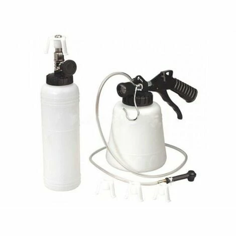 Varan Motors - VT01294A Purgeur De Frein Automatique Avec Réservoir De Remplissage - Blanc 3 Varan Motors - VT01294A Purgeur De Frein Automatique Avec Réservoir De Remplissage - Blanc