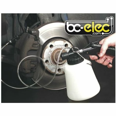 Varan Motors - VT01294A Purgeur De Frein Automatique Avec Réservoir De Remplissage - Blanc 4 Varan Motors - VT01294A Purgeur De Frein Automatique Avec Réservoir De Remplissage - Blanc – Image 2