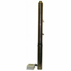 Varan Motors - 4STM4-24 Pompe à Eau Immergée Pour Puits Profond Ou Forage, 4m³/h - 173m, 2.2KW - Gris