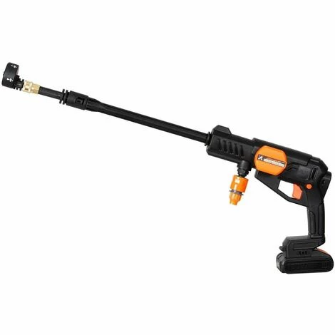 Varan Motors - HMPC-3 Nettoyeur Haute Pression Sur Batterie / Accu 20V, Nettoyeur Portatif (batterie Et Chargeur Fournis) - Noir 4 Varan Motors - HMPC-3 Nettoyeur Haute Pression Sur Batterie / Accu 20V, Nettoyeur Portatif (batterie Et Chargeur Fournis) - Noir – Image 2