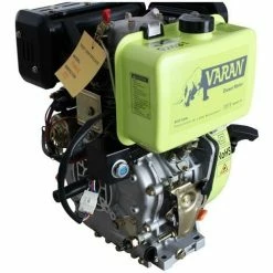 Varan Motors - 92681 Moteur Diesel 10CV 418cc + Démarrage Electrique, Sortie à Clavette 25.4mm - Gris -VARAN MOTORS Soldes Magasin 163402 5