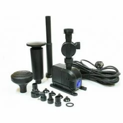 Varan Motors - HJ-2203 Pompe Pour Fontaine, Bassin, étang Jusqu'à 2000l/h 35W, 2.0m De Refoulement - Noir