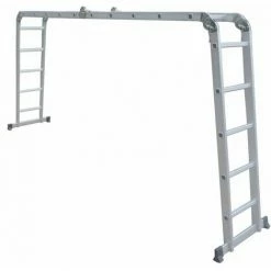 Varan Motors - DLM105 Echelle, Escabeau, Echafaudage Multi-fonctions En Alu De 5.92m, 20 échelons - Gris -VARAN MOTORS Soldes Magasin 1775577 5