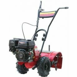 Varan Motors - 93020 Motoculteur Thermique Moteur 6.5CV 212CC Largeur De Travail 50CM Avec Roues Tous Terrains - Rouge -VARAN MOTORS Soldes Magasin 177778 3