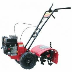 Varan Motors - 93020 Motoculteur Thermique Moteur 6.5CV 212CC Largeur De Travail 50CM Avec Roues Tous Terrains - Rouge -VARAN MOTORS Soldes Magasin 177778 4