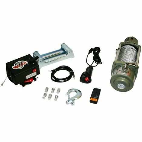 Varan Motors - Var-sc12000LB Treuil électrique 12V 5443KG 4800W, Treuil à Câble Longueur 28m Ø9.4mm - Gris 6 Varan Motors - Var-sc12000LB Treuil électrique 12V 5443KG 4800W, Treuil à Câble Longueur 28m Ø9.4mm - Gris – Image 4