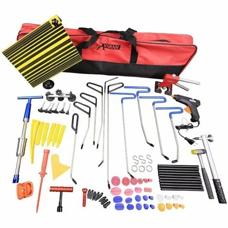 Varan Motors - PDR2 Débosselage Sans Peinture, Kit D'outils Complet 86 Pièces, Outil De Réparation De Carrosserie Et Panneaux De Carrosserie - Rouge 3 Varan Motors - PDR2 Débosselage Sans Peinture, Kit D'outils Complet 86 Pièces, Outil De Réparation De Carrosserie Et Panneaux De Carrosserie - Rouge