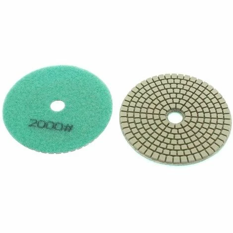 Varan Motors - NEWGP-01-8 10pcs Pads Diamant 100mm Grain 2000 Pour Polissage à L'eau, Polisseuse à L'eau - Vert 4 Varan Motors - NEWGP-01-8 10pcs Pads Diamant 100mm Grain 2000 Pour Polissage à L'eau, Polisseuse à L'eau - Vert – Image 2