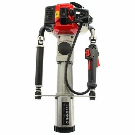 Varan Motors - NEGPD-04 Enfonce-pieux Thermique 32.7cc 1.2cv Pilon à Poteau 20 à 55 Joules - Rouge 3 Varan Motors - NEGPD-04 Enfonce-pieux Thermique 32.7cc 1.2cv Pilon à Poteau 20 à 55 Joules - Rouge