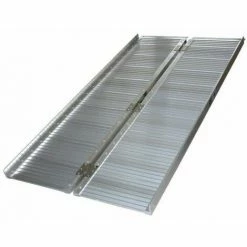 Varan Motors - SR607-5 Rampes De Fauteuil Roulant Rampes Pliables De Chargement 153cm De Long, Max 272KG - Gris