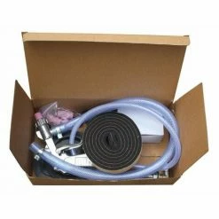 Varan Motors - NESB-24 Cabine De Sablage, Microbilleuse, Sableuse à Manchons 110 Litres Avec éclairage Et Accessoires - Rouge -VARAN MOTORS Soldes Magasin 24481232 5