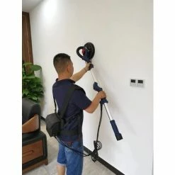 Varan Motors - M40-DWS-01 Ponceuse à Bras Girafe Sans Fils, Sur Batterie 40V 4Ah Avec Rallonge Pour Plâtre Et Plaque De Plâtre - Bleu -VARAN MOTORS Soldes Magasin 25409719 3