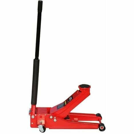 Varan Motors - NEUFJ-03 Cric Hydraulique Roulant Extra Plat 3 Tonnes 75-505mm - Rouge 4 Varan Motors - NEUFJ-03 Cric Hydraulique Roulant Extra Plat 3 Tonnes 75-505mm - Rouge – Image 2