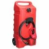 Varan Motors - NEDLP-34 Jerrycan Sur Roues, Réservoir à Carburant 53 Litres Avec Pistolet De Distribution Essence Diesel Kérosène, Distributeur Nomade - Rouge -VARAN MOTORS Soldes Magasin 29084132 1