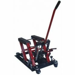 Varan Motors - NEMEL-02 Pont élévateur 450kg 11-38cm, Plateforme élévatrice, Béquille D'atelier Pour Moto, Quad, Scooter, Tondeuse - Rouge -VARAN MOTORS Soldes Magasin 52778438 4