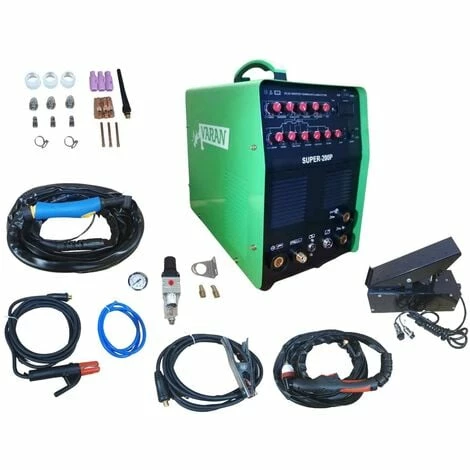 Varan Motors - Super200P Poste à Souder Et Découper 230v SUPER-200P, Tig AC/DC Pulse, Arc, Plasma, Aluminium.... - Vert 3 Varan Motors - Super200P Poste à Souder Et Découper 230v SUPER-200P, Tig AC/DC Pulse, Arc, Plasma, Aluminium.... - Vert