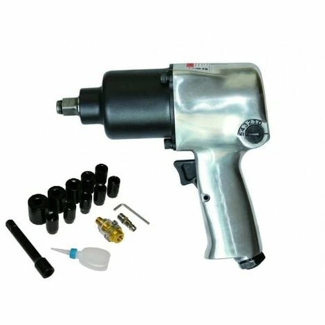 Varan Motors - SPT-10303k Coffret Clé à Chocs Pneumatique 1/2'' 576Nm, 17 Pièces, Visseuse Pneumatique - Gris 3 Varan Motors - SPT-10303k Coffret Clé à Chocs Pneumatique 1/2'' 576Nm, 17 Pièces, Visseuse Pneumatique - Gris