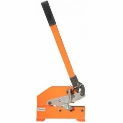 Varan Motors - NEHDS-03 Cisaille à Levier Manuelle Pour Tole, Couteau De 200mm, épaisseur Maximale 12mm - Orange