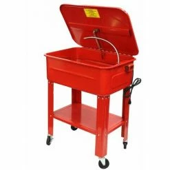 Varan Motors - NEPW-02 Fontaine De Nettoyage D'atelier électrique 76Litres 230V Bac De Nettoyage - Rouge