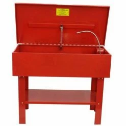 Varan Motors - NEPW-04 Fontaine De Nettoyage D'atelier électrique 150 Litres 230V Bac De Nettoyage - Rouge